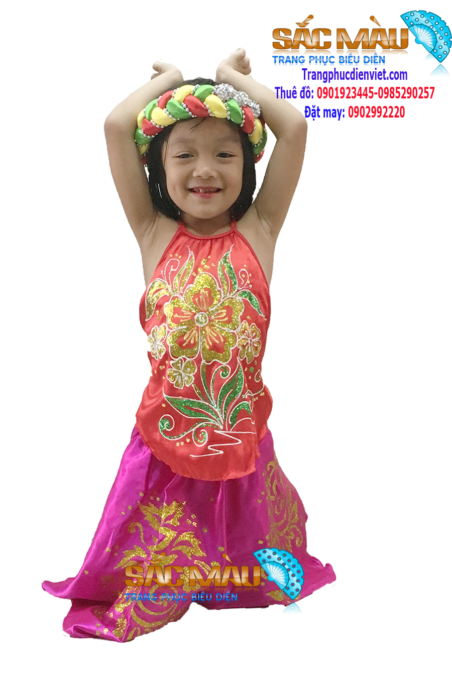Váy  Yếm trẻ em  Trang phục biểu diễn Sắc Màu Quận 12