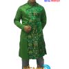 ao-dai-cach-tan-nam-xanh-la