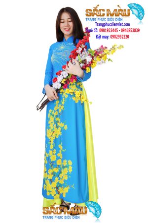 ao-dai-tet-xanh