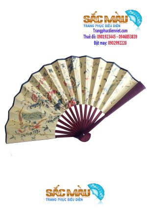 quạt-tranh-ve-dep