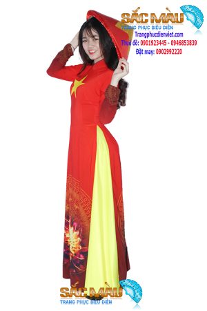 ao-dai-do-sao-vang