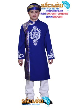 ao-dai-cach-tan-nam-mau-xanh