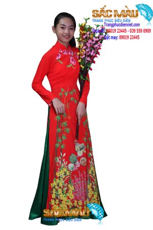 ao-dai-nu-do-tet