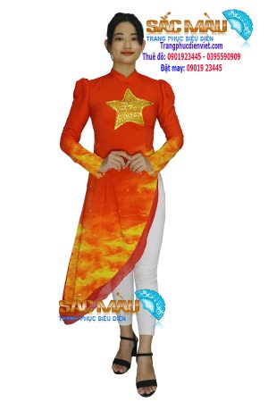 ao-dai-do-sao-vang-nu