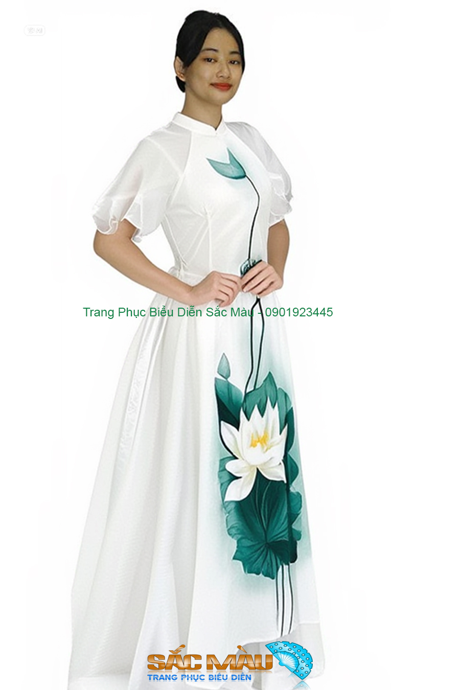 ao-dai-nu-trang-sen